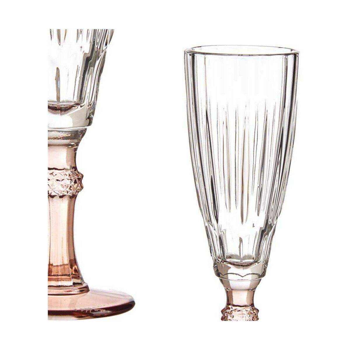 Samppanjalasi Vivalto Ruskea Kristalli 170 ml (6 osaa)